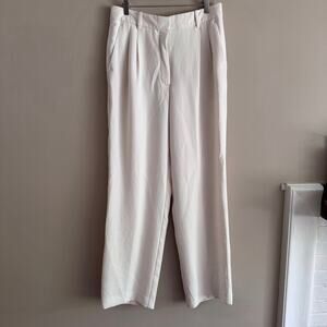 Aritzia Wilfred White Trouser Pants Size 12